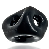 OXBALLS TRI-SPORT XL Thicker 3-Ring Cocksling Black – Enhanced Comfort and Superior Support COCK RINGS Sling